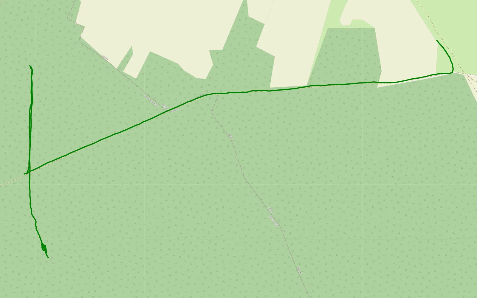 Map of Pizza Bolesławice - 3 km offroad trail, Słupsk County