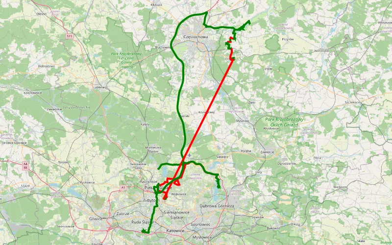 Świerklaniec - Olsztyn