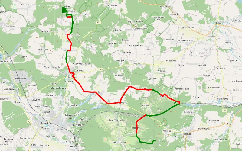 Podlesice - Suliszowice 4x4