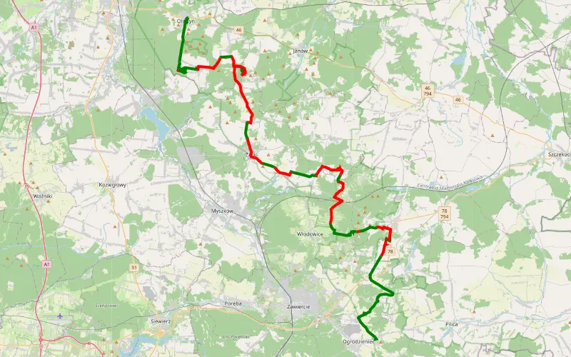 Podzamcze - Olsztyn