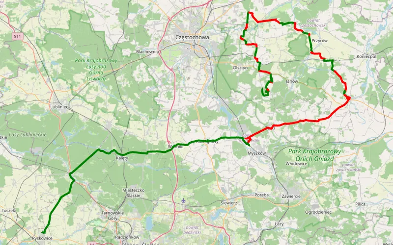 Zrębice - Pyskowice