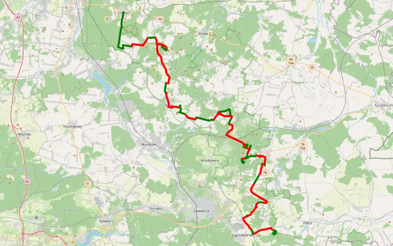 Kocikowa - Olsztyn