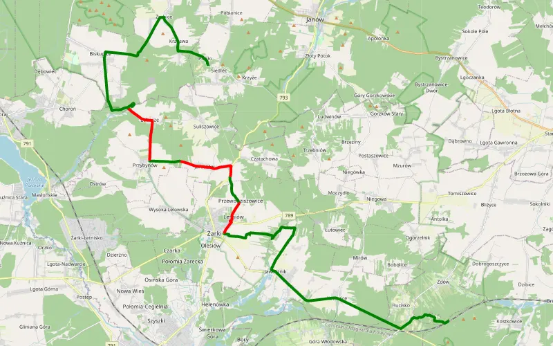 Trasa offroad 19.55 km