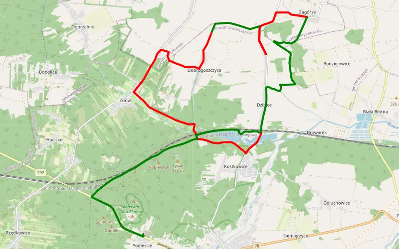 Dzibice - Podlesice
