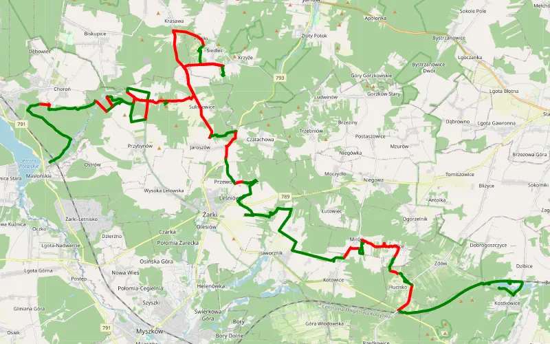 Masłońskie - Kostkowice przygody KJ
