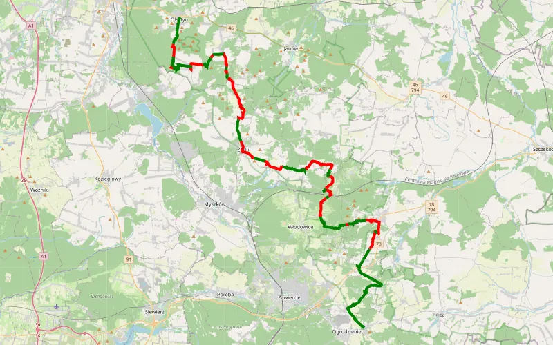 Podzamcze - Olsztyn