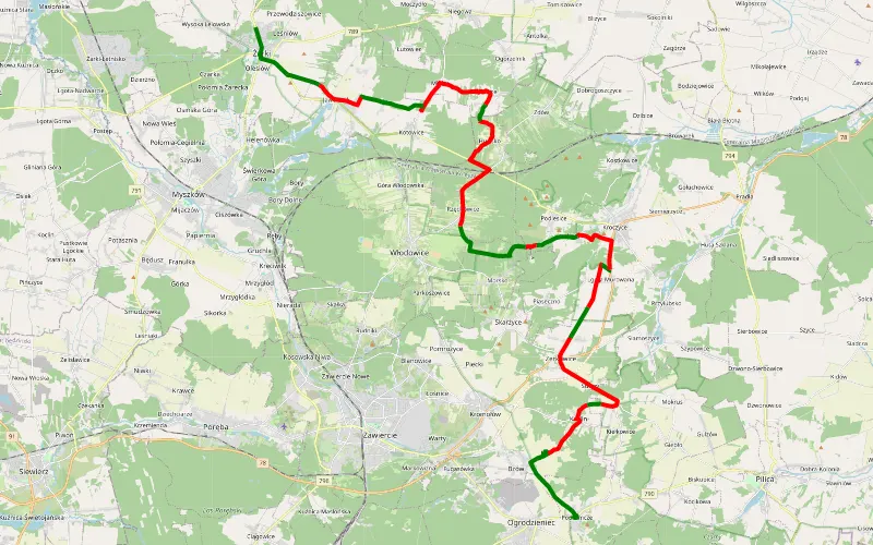 Podzamcze trasa po Jurze