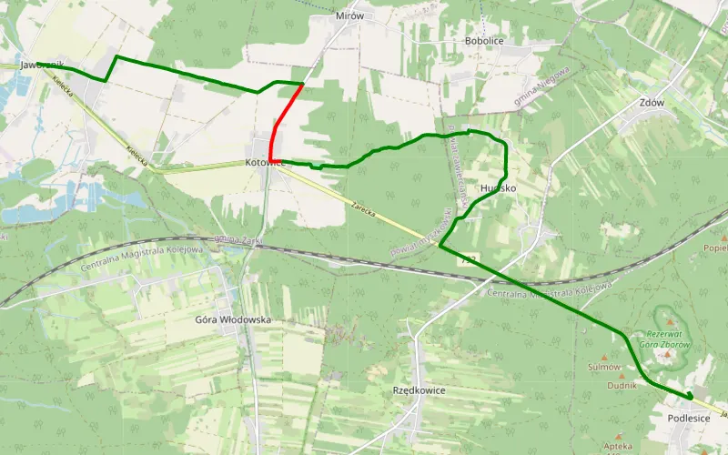 Jeep Jaworznik - Podlesice