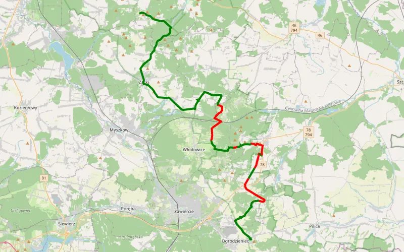 Podzamcze - Siedlec
