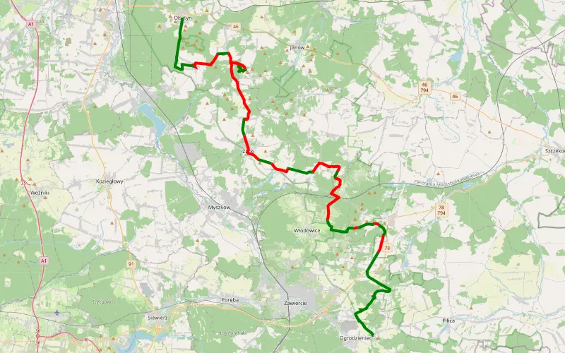 Podzamcze - Olsztyn