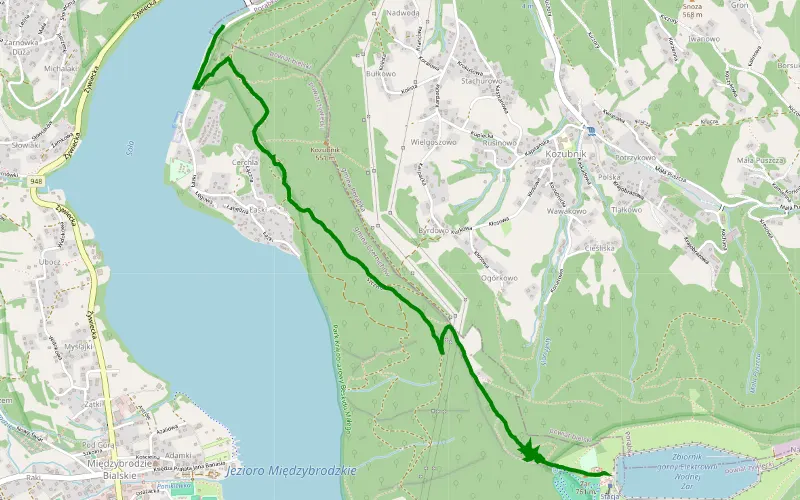 Międzybrodzie Kobiernickie - Kozubnik