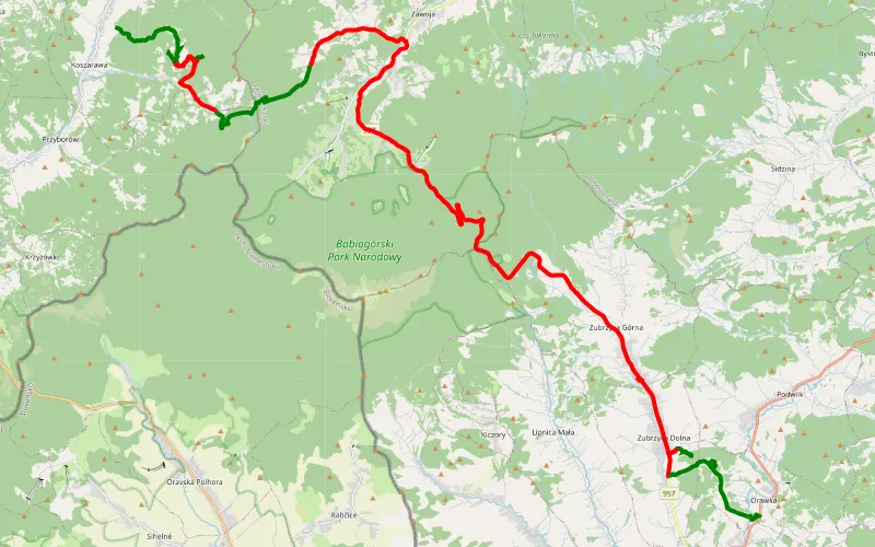 Koszarawa - Orawka