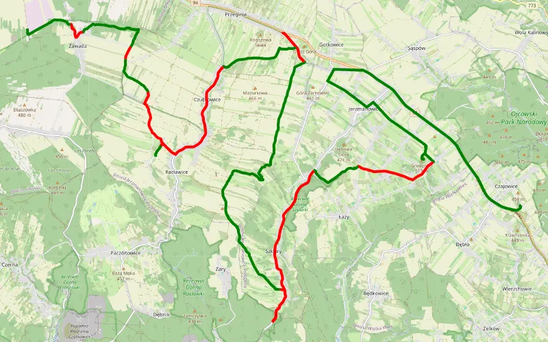 Trasa offroad 38.03 km