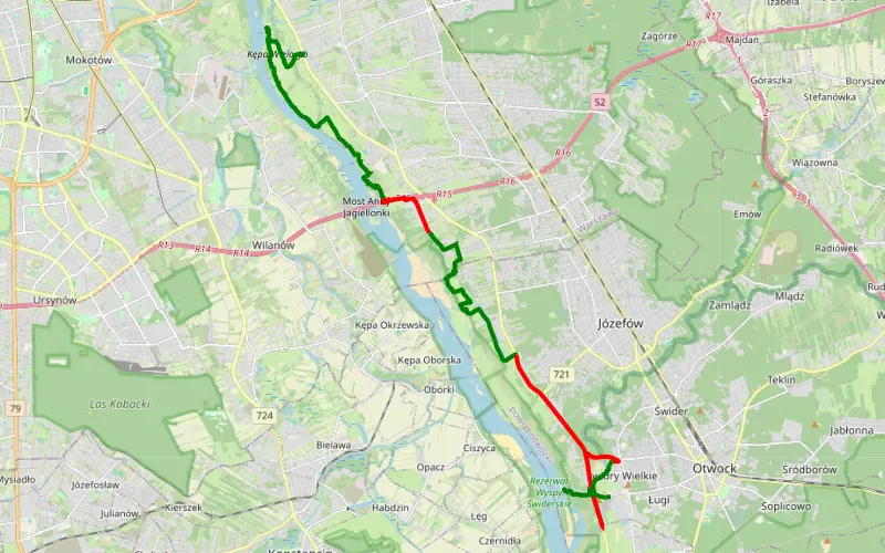 25.12.2024 - test trasy nad Wisła