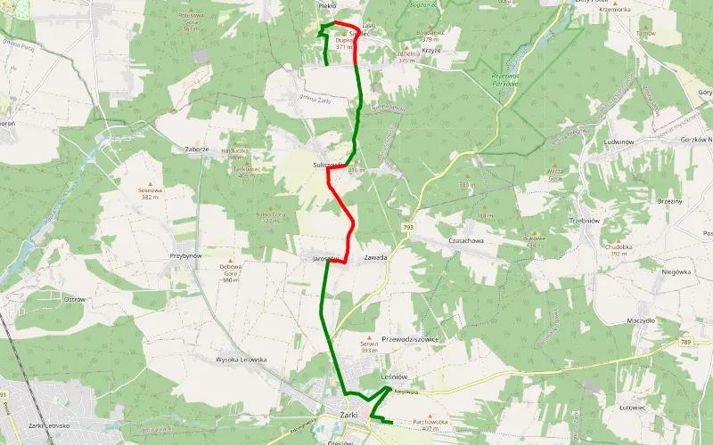 Leśniów - Siedlec