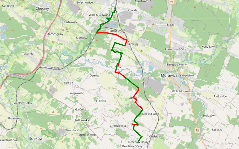 New trail Debska Wola Chomentow