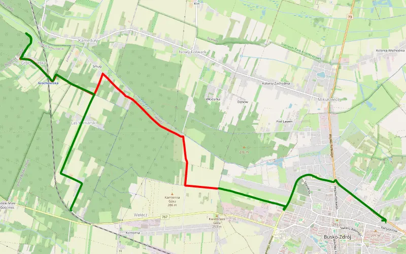Busko-Zdrój - Wełecz Oleszki