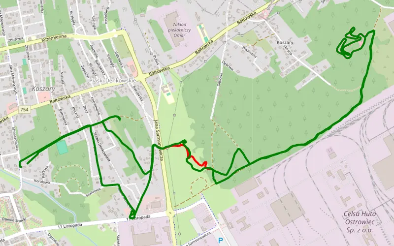 Koszary cross