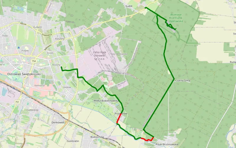 Samsonowcza - Przyborów - Krasków - Sudoł