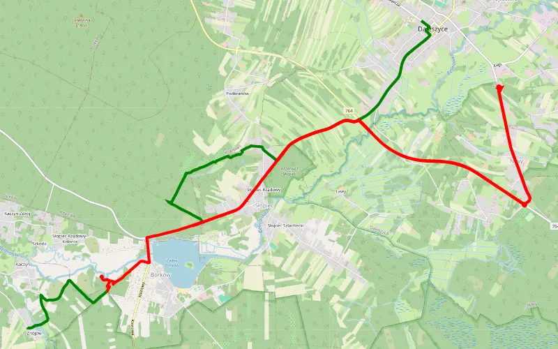Daleszyce - Kaczyn