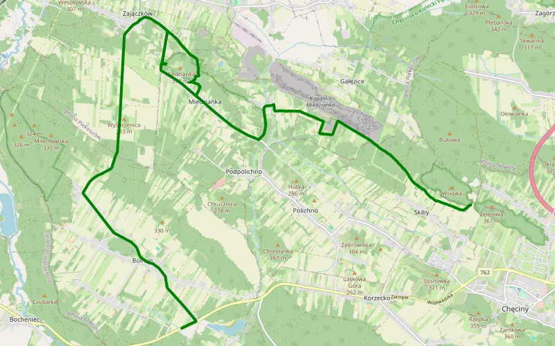 Chęciny-Miedzianka-Bocheniec