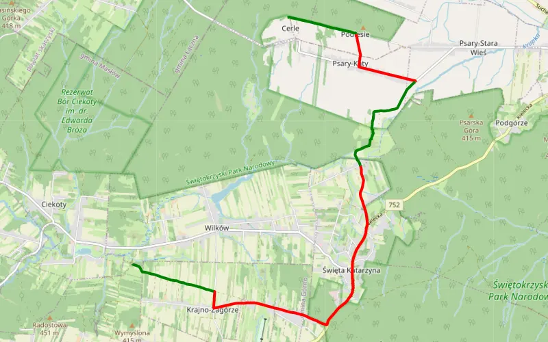 Podlesie - Beczków Górki