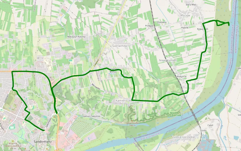 Sandomierz - Mściów