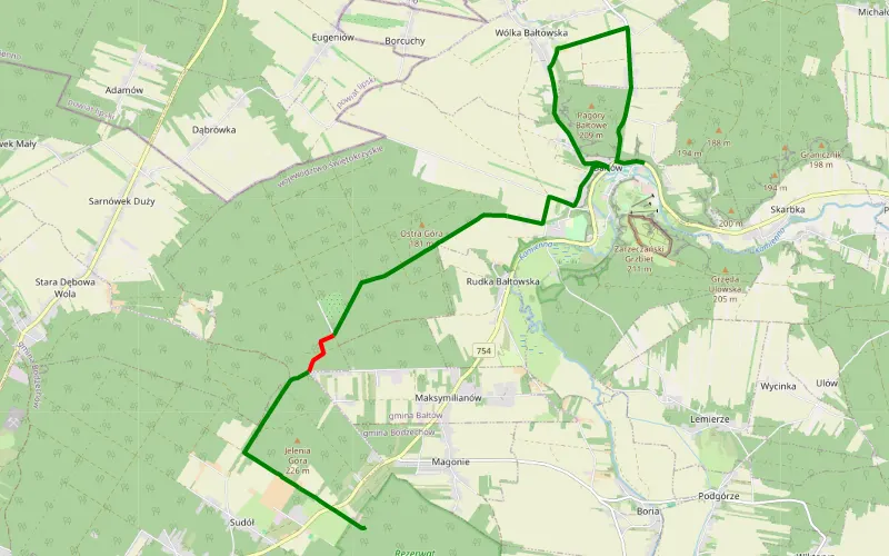 Okolice Bałtowa AŚ4x4