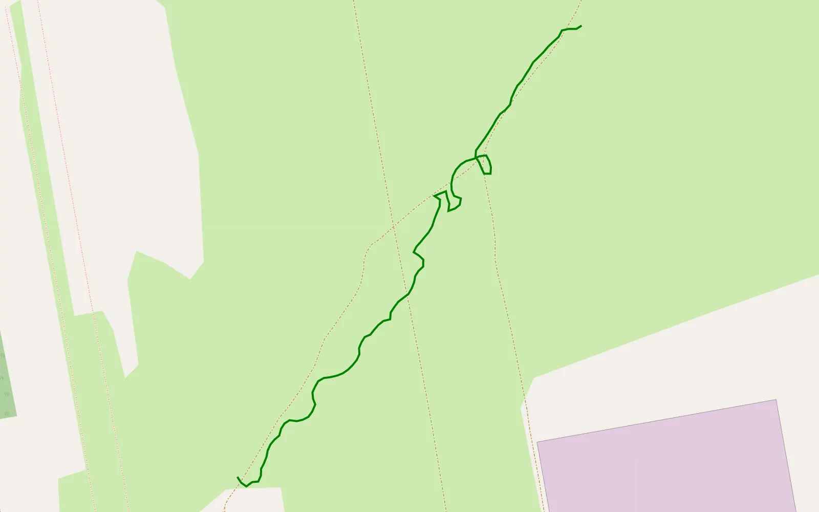 Map of Próba 1 Proto - 0.6 km offroad trail, Końskie County