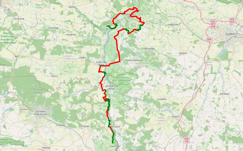 Tarnobrzeg - Dorotka - Kazimierz - Solec