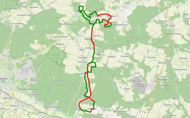 Warownie nad Kamienną + Wąwozy Bałtowskie