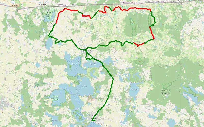 Giżycko - Węgielsztyn
