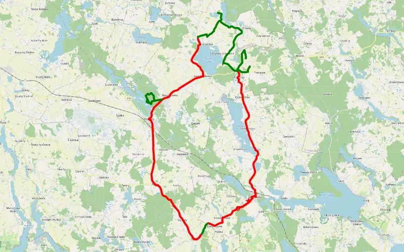 Stare Juchy/Nowe Krzywe/via wiatrak i afgańskie wzgórza