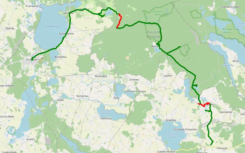 Pietrasze - Kruklanki 1.5