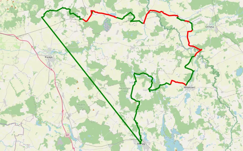 Morąg - Borzynowo