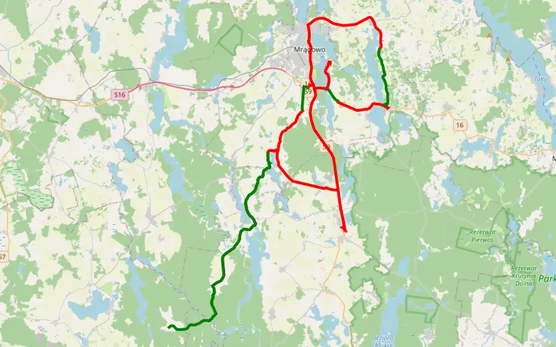 Jeleniowo - Mrągowo