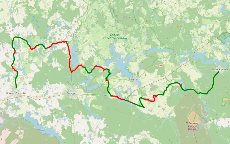 Drawsko Pomorskie - Borne Sulinowo