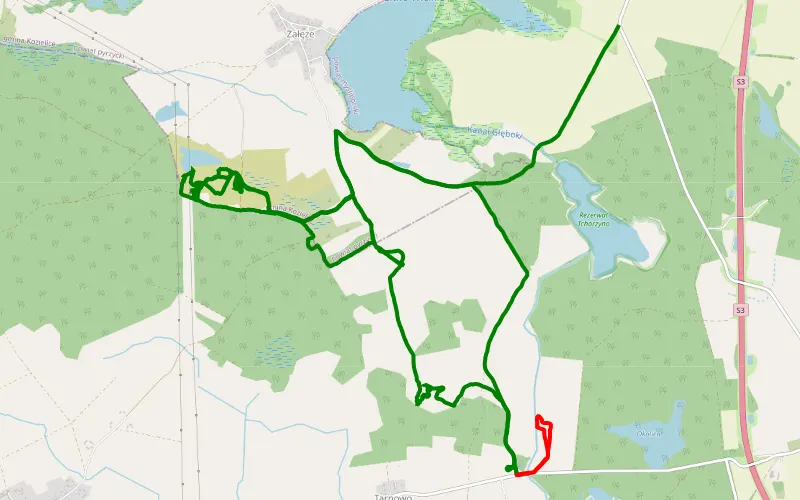 Sitno - Załęże mud terrain