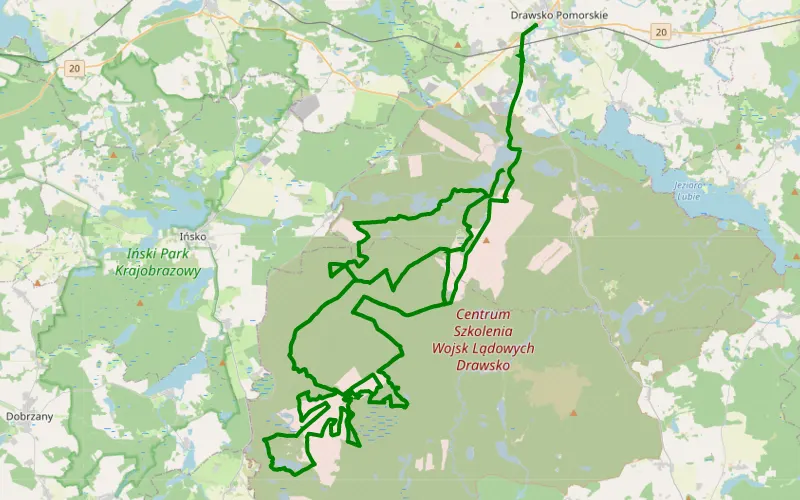 Trasa offroad 126.4 km