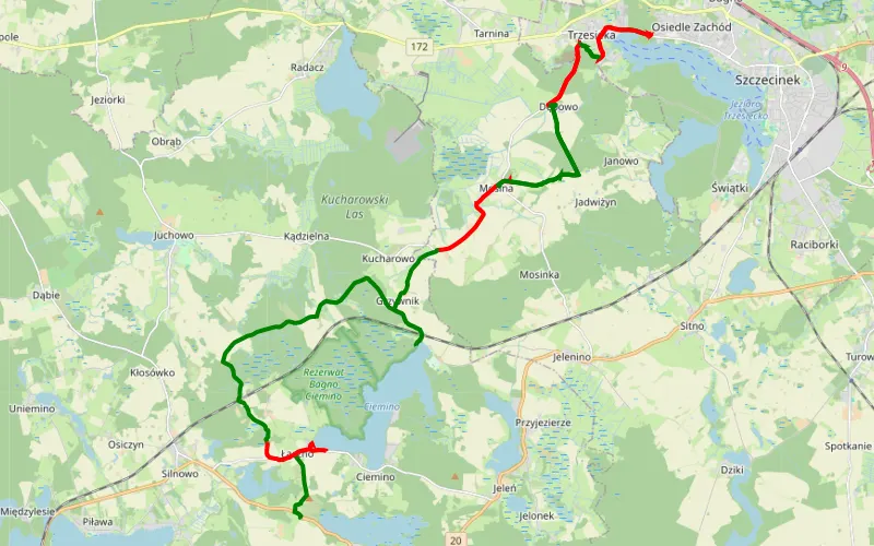 ZPOR 8A - Smiadowo-Szczecinek trasa z njz.pl