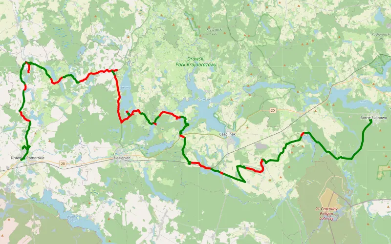 Drawsko Pomorskie - Borne Sulinowo