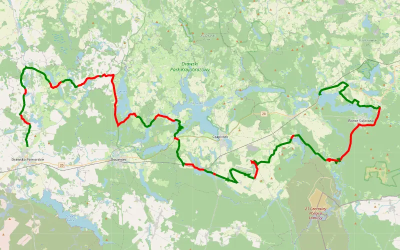 Borne-Sulonowo - Drawsko Pomorskie
