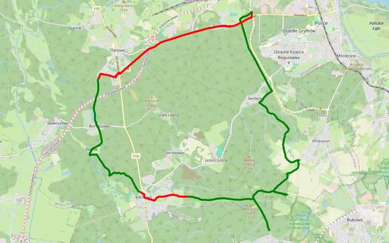 Podbórzańska-Tanowo-pilichowo