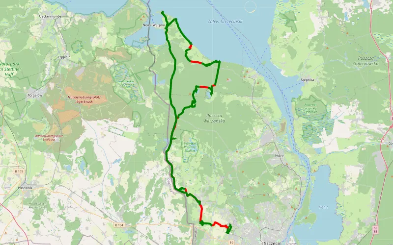 Bezrzecze- Nowe Warpno- Dobra (Police)