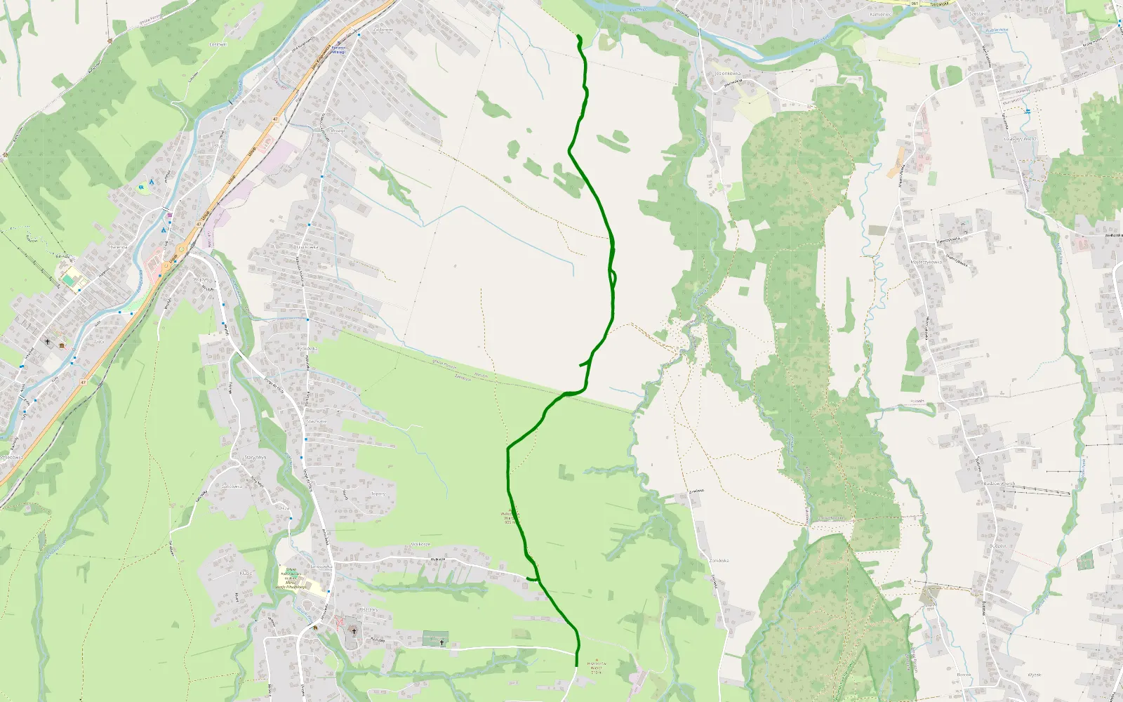 Map of Panorama Tatr - 5.4 km offroad trail, Tatra County