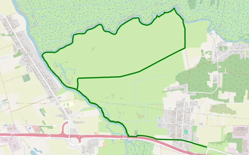 Żółtki - Piękna trasa wzdłuż rzeki Narew/Supraśl
