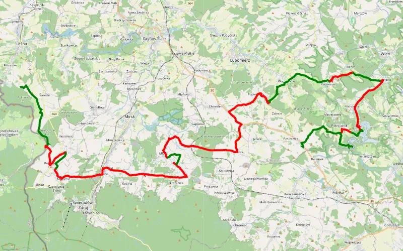Miłoszów - Pasiecznik Roadbook