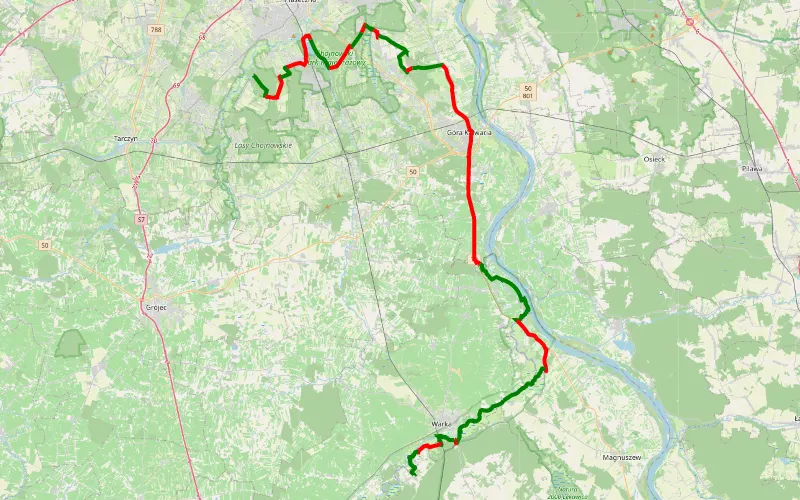 BILAK Bogatki - Kępa Niemojewska - wzdłuż Wisły i Pilicy