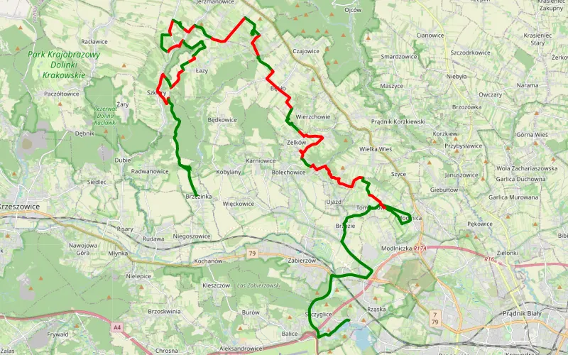 Szczyglice - Źródło Pióro - Brzezinka