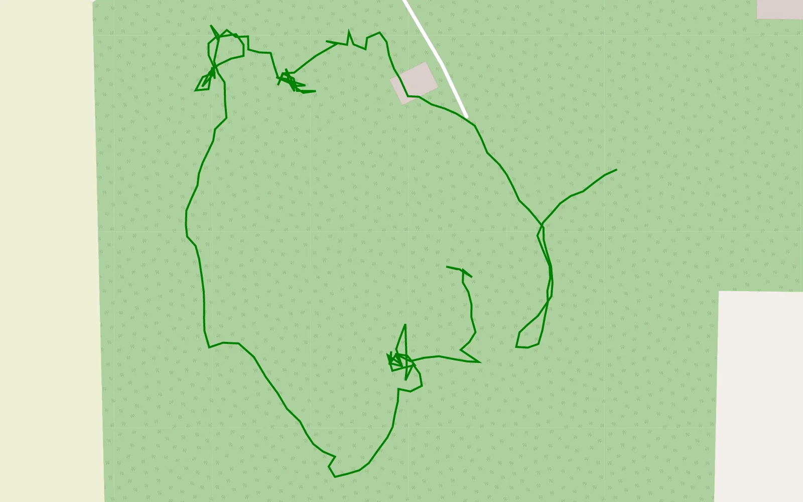 Mapa trasy Ochtend deel bunker bos - 1.2 km trasy offroad, Powiat Sławieński